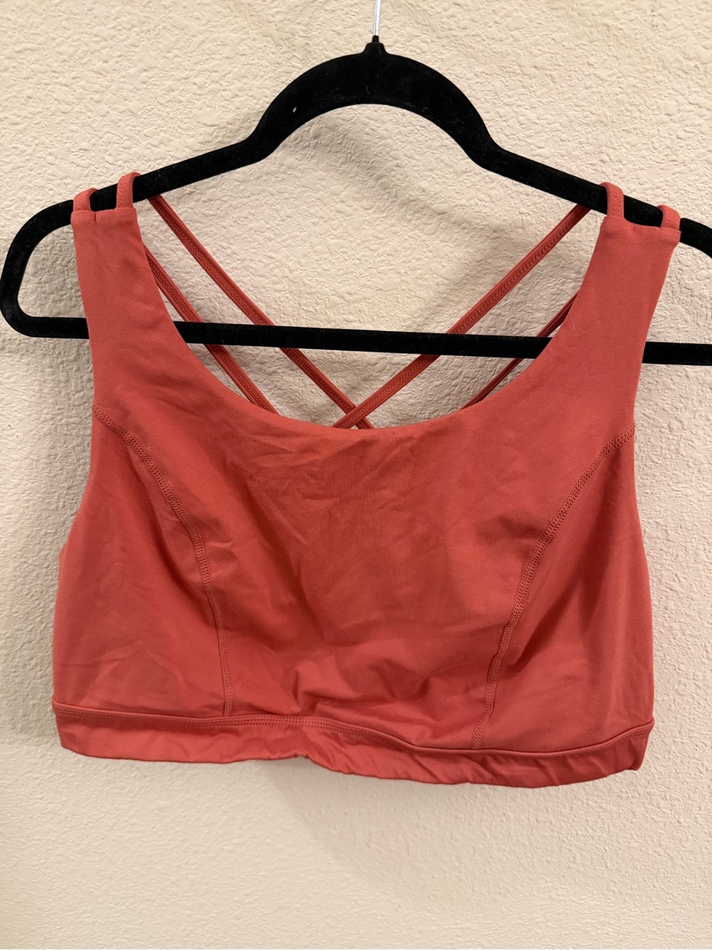 torrid Coral Strappy Crisscross Sports Bra